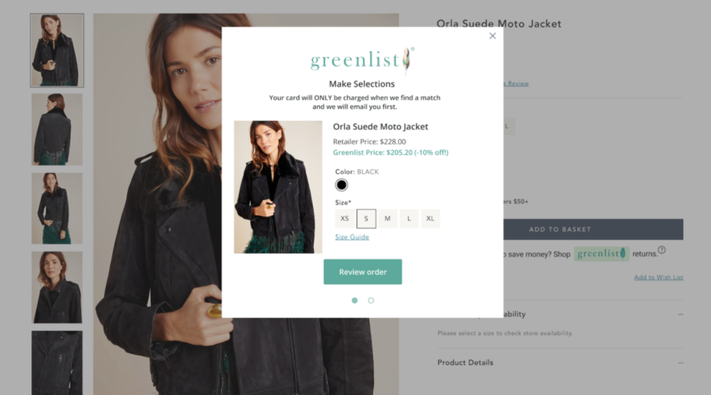 Greenlist featured in WWD
